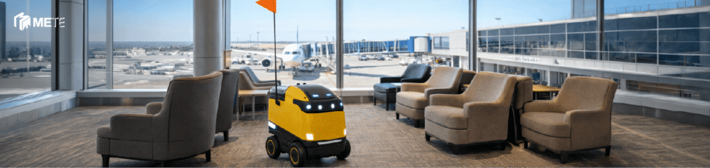 機場機器人 (AI生成示意圖)